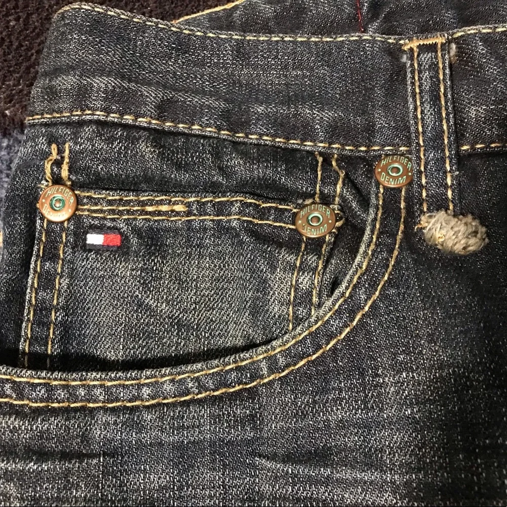 Vintage Tommy Hilfiger Premium Denim Jeans Pants 34x32 Gym P Wing Bear Rlx Thj 1